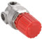 sourcing map Air Compressor Parts Four Outlets 12mm and 8mm Female Thread Hole Pressure Regulating Valve