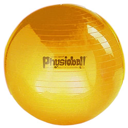 Sport-Tec PEZZI Gymnastikball Set, ø 105 cm, gelb, inkl. Power Pump, Sitzball