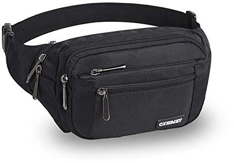CXWMZY Gürteltasche für Damen und Herren, mit großer Kapazität, wasserdicht, Hüfttasche mit verstellbarem Riemen für Outdoor, Workout, Reisen, Freizeit, Laufen, Wandern, Radfahren, Hund Wandern,