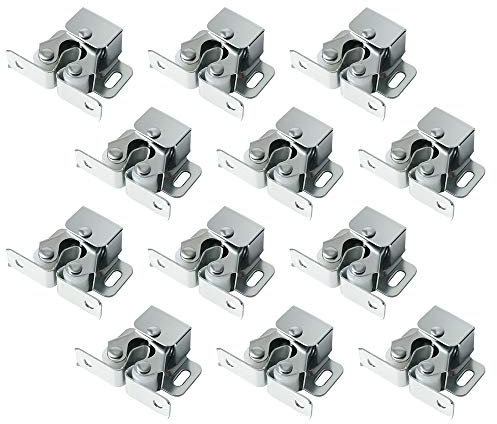 Alise 12 Stück Schranktüren Rollenschnäpper CA1000LS-12P Silber