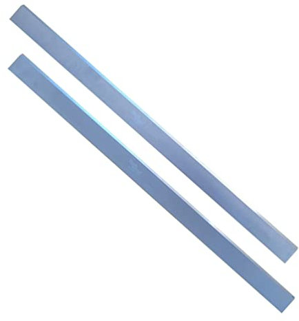 DIAMWOOD - 2 X Fers de Rechange pour Raboteuse ou Dégauchisseuse | Lames de Rabot Réaffutables | 500 x 30 x 3 mm | Outil de Travail du Bois Dur ou Bois Tendre | Acier HSS