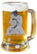 Zoungh Verre à bière personnalisé Photo personnalisée Verre à bière nom personnalisé chope de bière chope de bière chope de bière Acrylique Tasse de bière Boisson Verres à bière