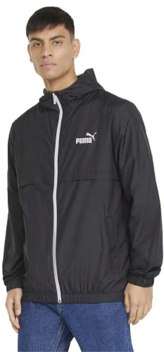 PUMA Essentials Solid Coupe-Vent Vestes Noir, XL Homme