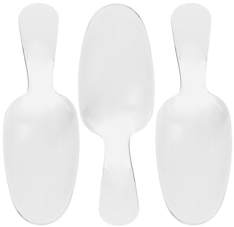 3Pz Mini Cucchiaini In Acciaio Inox Per Farina E Cucchiaino, Zucchero, Spezie, Caffè, Cereali, Misurini - D'Argento