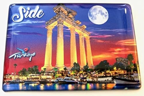 Side-Antalya,Türkei -Souvenir-Kühlschrankmagnet Fridge Magnet, Reiseandenken 1