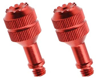 eMagTech 2 x Joystick-Controller für Fernbedienungen, aus Aluminium, kompatibel mit Mavic Mini 2 / Mavic Air 2 Smart-Controller-Drohnen-Zubehör, Rot