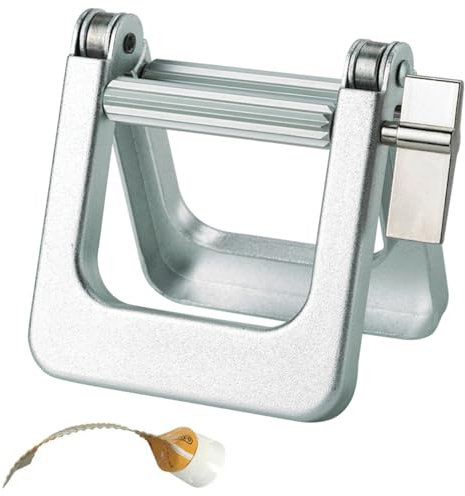 UDQYQ Presse-tube en métal pour dentifrice, grand tube de peinture en aluminium pour tubes de peinture, teinture de cheveux, cosmétiques, ketchup (argent)