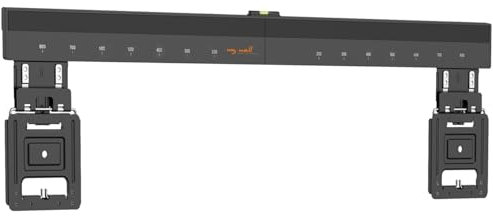 Mywall HE7-2L - Soporte de Pared para televisores Planos de 43 a 100 Pulgadas, Carga de hasta 75 kg, Soporte Universal para TV Ultrafino, Distancia a la Pared de 9,5 mm