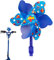 Facynde Fahrrad-Windmühlen-Dekoration für Kinder - Niedliche Muster-Fahrrad-Lenker-Windrad-Dekoration - Spinnende Blumen-Windmühlen-Dekoration für Scooter-Dreirad-Fahrrad