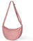 Aucuu Bolso Bandolera Para Mujer, Media Luna Impermeable Bolso Bandolera Nylon, Casual Ligero Bolsa Crossbody Mujer con correa de hombro ajustable, para Viaje, Compras, Escuela, Oficina-Rosa