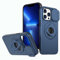 Rdyi6ba8 Coque Compatible avec iphone 13 Pro, Cache-Objectif Coulissant, Protection Caméra Étui, avec Anneau Rotatif à 360° comme Support Housse pour iphone 13 Pro-Bleu