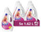 Surf Tropical Lily Laundry Washing Liquid 300 washes with a joy-infused fragrance with natural essential oils lasting up to 12 hours in wear Detergent for brilliantly clean results (5x 1.62 L)