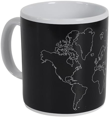 Linnea Mug Thermo réactif XXL 70cl en céramique Collection Continent Noir