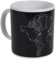 Linnea Mug Thermo réactif XXL 70cl en céramique Collection Continent Noir