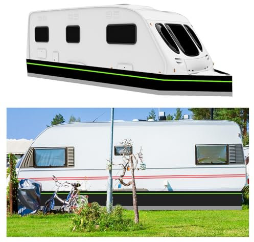 RYJYQYX Einfache Installation Wohnwagen Garage 80 cm hoch Wohnmobilabdeckungen Eisengitter an der Unterseite Wohnwagen Abdeckung Wohnwagen Schutzhülle,16m/52ft