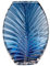 YUEKOPOU Glasvase, Blaue Glasvase, Wasserblumen-Arrangement, weiche Dekoration, Wohnzimmer, Eingang, Esstisch, Hotel(XL)
