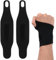 Deepton Handgelenk Bandagen, 2 Stück Handgelenkstütze Bandage, Handgelenk Bandage Handbandage Gym Geeignet für Sport, Fitness, Training und Hausarbeit (Schwarz)