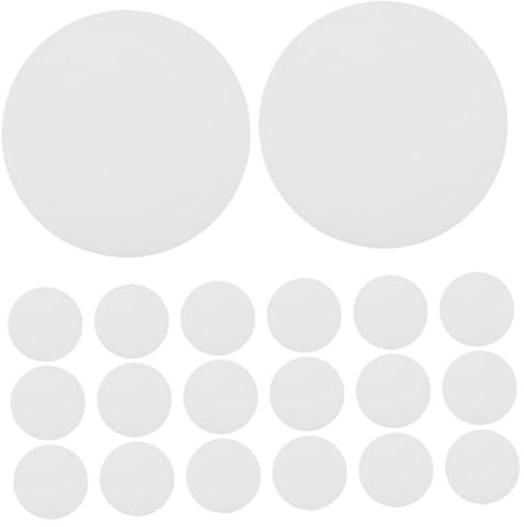 DONFAMDS Downlight Plates 20pcs Led Diffuser Covers Soft Light Ceiling Downlight Shades Plastic Diffusion Covers Easy to Install