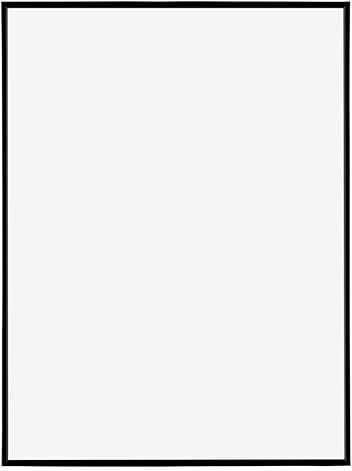 Dutch Frame Factory - Bilderrahmen 48x64 cm - Schwarz Matt - Bilderrhamen aus Kunststoff mit Antireflex Kunstglas - Fotorahmen 48x64 cm - Easy