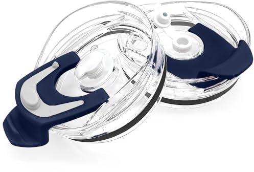 30/40 oz Tumbler Replacement Lids,2pack Spill Proof Straw Lids for YETI,Old Style RTIC,Ozark Trail and More,for Travel Tumblers,Stainless Steel Tumblers,Straw and Sippy Friendly