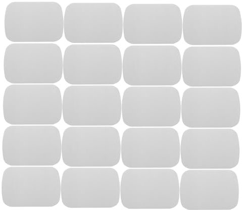 STOBOK 20Pcs Magnetic Adhesive Squares for Phone Case Self Adhesive Metal Plates for Magnetic Phone Mounts Car Office and Travel Compatible with Various Phone Cases