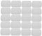 STOBOK 20Pcs Magnetic Adhesive Squares for Phone Case Self Adhesive Metal Plates for Magnetic Phone Mounts Car Office and Travel Compatible with Various Phone Cases