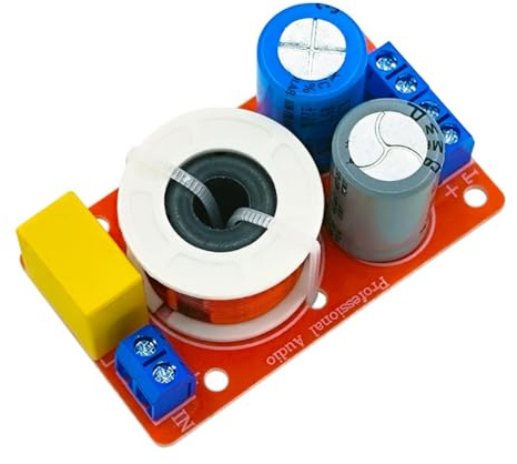Fangxuee For Center Bookshelf Compatible 80W Audio Speaker Crossover- High/Low Two-Way Home Speaker Filter System
