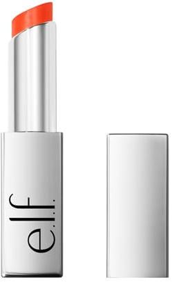 e.l.f. Glow Reviver Lip Oil Stick, getönter Lippenöl-Stick, nicht klebend und feuchtigkeitsspendend für ein sanft glänzendes Finish, vegan und tierversuchsfrei, Tanger-sheen