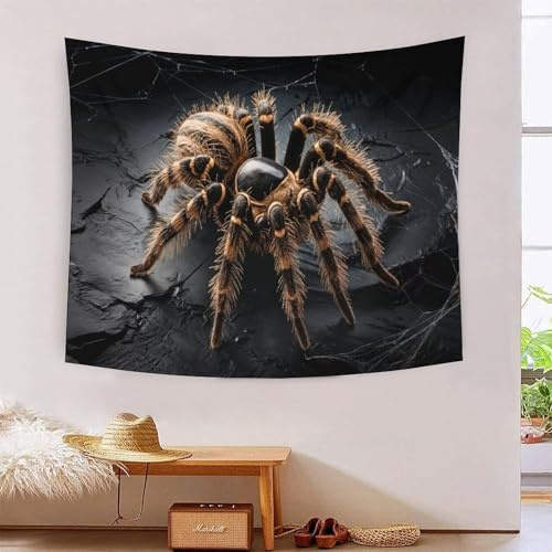 MJFCoin 3D Druck Tarantula Wandteppiche Poster Ornament Wandbehang Wandteppich Wanddeko Wandbehang Für Schlafzimmer, Wohnzimmer, Wohnheim Tapisseries 180cmx230cm