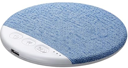 AOUZOVLI Altavoz Bluetooth Almohada, Pillow Speaker, Altavoz para Dormir, Temporizador De 3 Etapas, Calidad De Sonido Hi-Fi, Ruido Blanco Integrado, Mini Y Portátil (Azul)