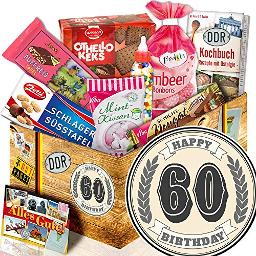 60 Geburtstag/Süßigkeiten Box DDR / 60. Geburtstag Geschenke