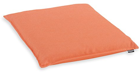 H.O.C.K. Caribe Outdoor Sitzkissen 45x45x4 cm – Wetterfestes Stuhlkissen mit UV-Schutz (Lichtechtheit 7) – Wasserabweisende Gartenstuhl-Auflage – Abnehmbarer Bezug & Waschbar (Orange)