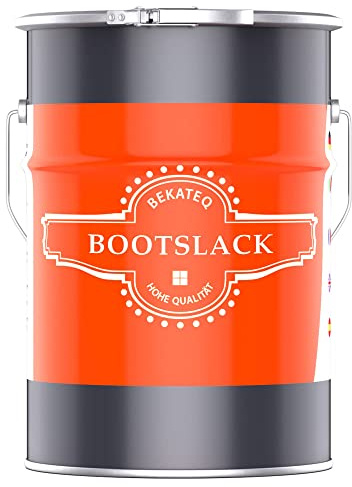 Bootslack Himmelblau 2,5 Liter I Klarlack für Holz innen & außen I Parkettlack, Treppenlack, Schiffslack, Yachtlack I Hochbelastbar, wetterbeständig, süß- und seewasserfest - BEKATEQ LS-100