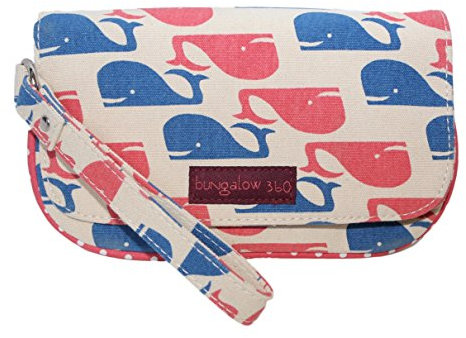 Bungalow 360 Armband aus veganem Naturleinen., (Wal), Medium