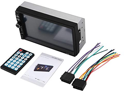 Universal Autoradio Navigazione per auto Lettore multimediale stereo Radio Lettore MP5 touch screen 7018B