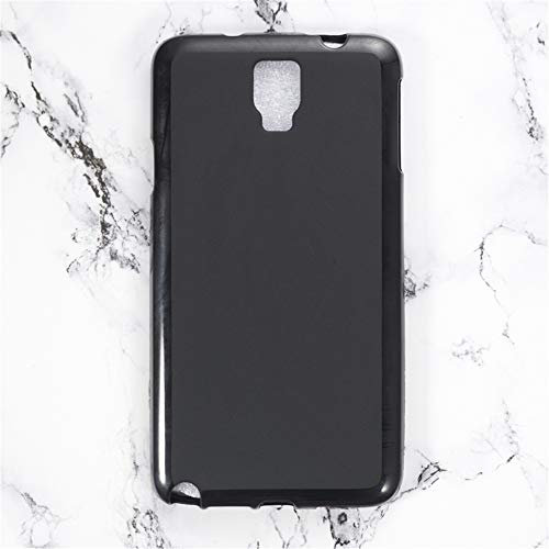 Custodia in TPU Compatibile con Samsung Galaxy Note 3 Neo, Cover Protettiva Morbida e Antiurto con Ritagli Precisi e Design Sottile Antigraffio (Nero)