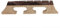 lahomia Chevalet Stü En érable et Palissandre pour Parties de Banjo 6 Cordes 21/32 Pouces