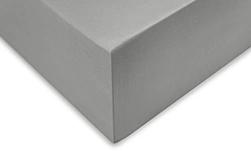 Zohome Spannbettlaken Uni - Bettbezug - Matratzen - Schlafen - 100% Baumwollsatin - 90x210-220cm