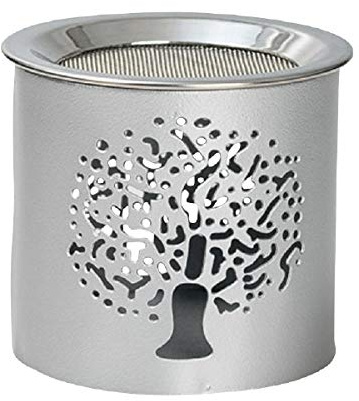 Räucherstövchen Baum des Lebens Silber, Höhe 6 cm