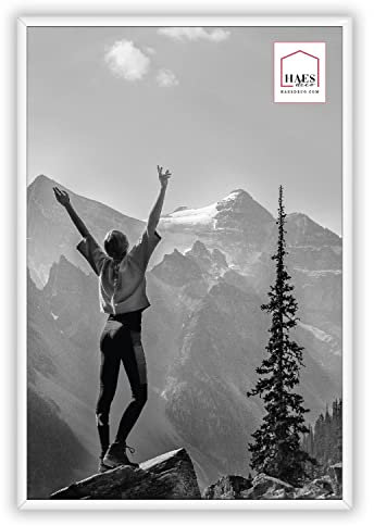 HAES DECO - Bilderrahmen/Wandrahmen/Fototür Kunststoff Easy Frame weiß 30 x 45 cm - EF6W