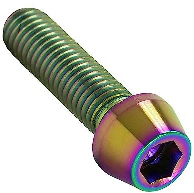 F26 Titan M5 Schraube DIN 912 konisch Innensechskant Fahrrad Tuning (Rainbow Neochrom, 20)
