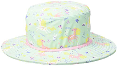 Playshoes Mädchen Uv-schutz Sonnenhut Bademütze Kopfbedeckung, Einhorn, 53 EU