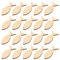 Garneck Fische aus Holz zum Bemalen: 50 Stück kleine Holzfische Deko - 4 cm Mini Holz Fische Holzstücke unvollendete Holzfische Blanko DIY Tischdeko Kommunion Taufe
