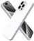 ORNARTO Compatible with iPhone 15 Pro Max Case 6.7, Slim Liquid Silicone 3 Layers Full Covered Soft Gel Rubber 15 Pro Max iPhone Case Cover 6.7 inch-White