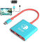 Station d'accueil pour Nintendo Switch, adaptateur de station d'accueil TV portable compatible Nintendo Switch/Switch OLED avec HDMI 2.0, station d'accueil de voyage de rechange pour Switch