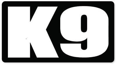 WildeBabsKLBT K9 K-9 Unit Police Guard Dog car K551 Hochwertiger Premium Auto-Aufkleber Sticker Decal Autoaufkleber Aufkleber-Folie 12cm