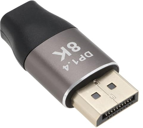 Be In Your Mind 1x Adattatore Mini DP Femmina A DisplayPort Maschio 8K 1.4 Trasmissione Bidirezionale 8K 60Hz 4K 144Hz DisplayPort A Connettore DP