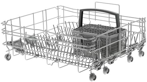 Masterpart Dishwasher Lower Basket Bottom Plate Rack Complete With Cutlery Basket To Fit Siemens Dishwashers 20002904