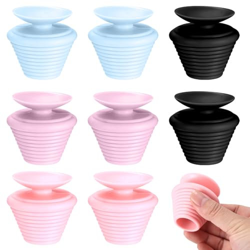 8 Pcs Tapones Universales, Tapones Lavabo Baño, Tapón Desague Lavabo, Tapon de Drenaje de Goma para Fregaderos de Cocina, Desagües, Lavabos y Bañeras (4 Colores)