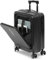 Aerolite M-Lite Premium 55x40x23cm Cabin Suitcase – Laptop Pocket up to 17in, USB Charger Port, TSA Lock, Polypropylene Hard Shell, Silent Wheels & Brake, Travel Carry On Hand Luggage 55x40x23 Black